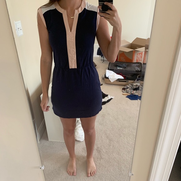 Nautica Dresses & Skirts - 🔴Nautica Navy and pink dress🔴